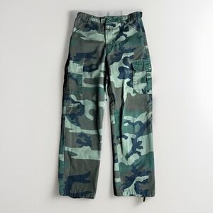 Rothco Ultra Force BDU Pants Womens 25-29x26 Camo Military Cargo Crop Grunge